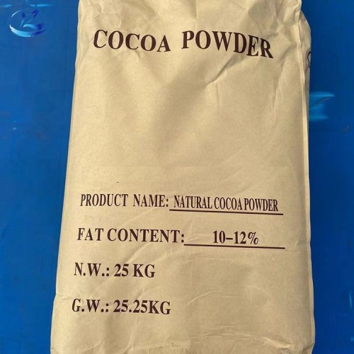 Wholesale High Quality Pure Ghana Ivory Coast Dark Brown Alkalized Cocoa Powder Fat 10-12% 25kg Packing